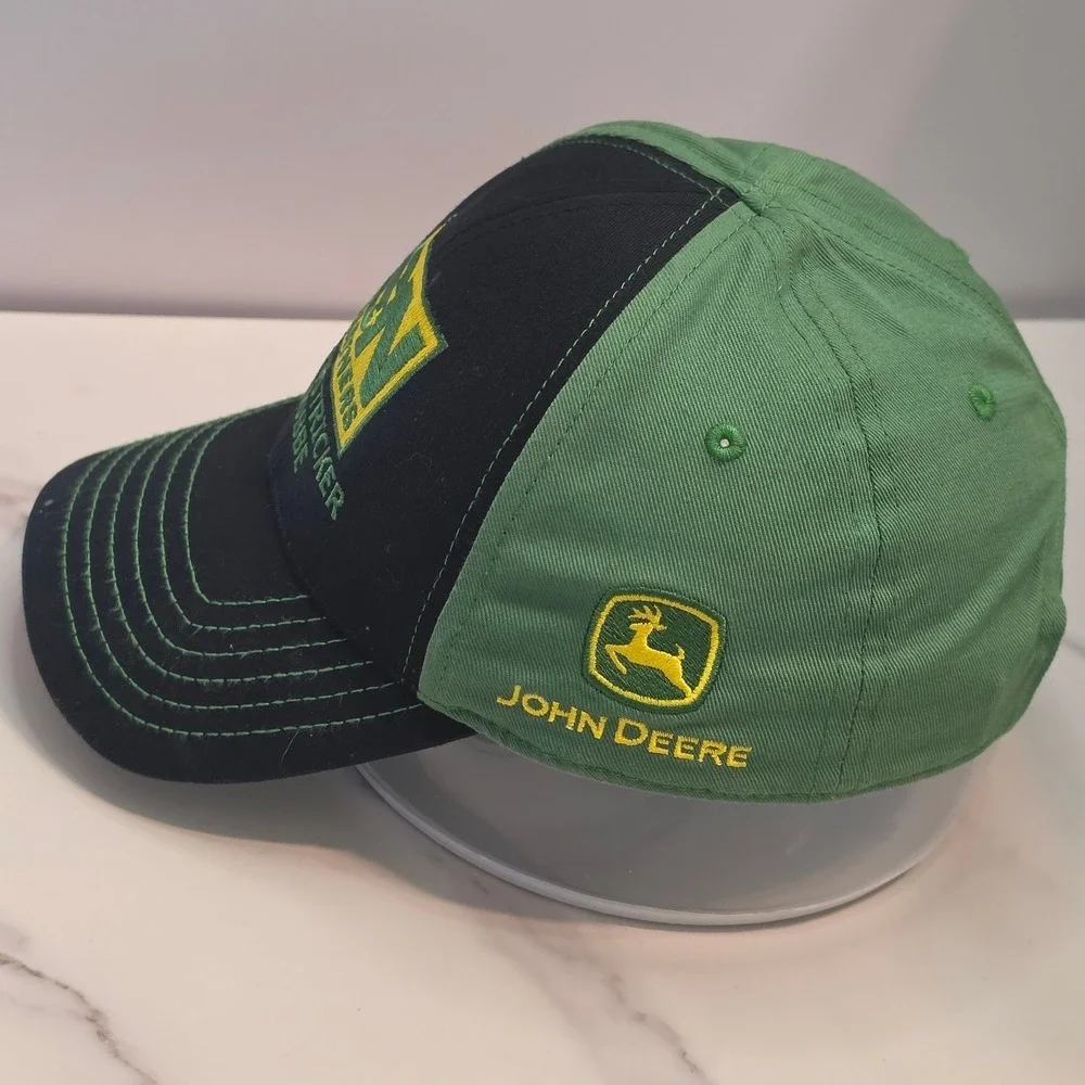 John Deere SN Partners Sydenstricker Nobbe Toddler Snapback Hat Green Black Cap